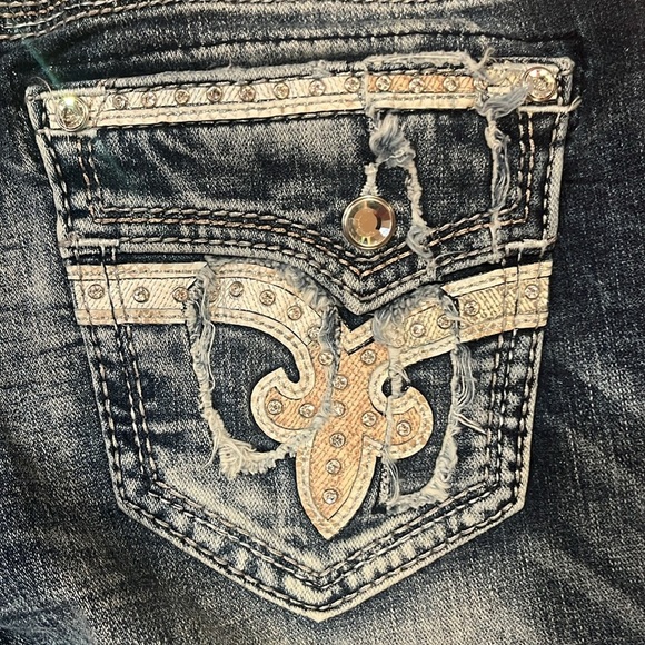 NWT Rock Revival Arjean easy ankle skinny jeans size 32/26. - Picture 11 of 15